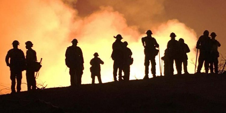 Firefighters on the Soberanes