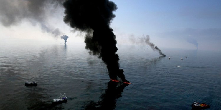 British oil spill