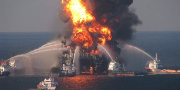 Oil rig spills