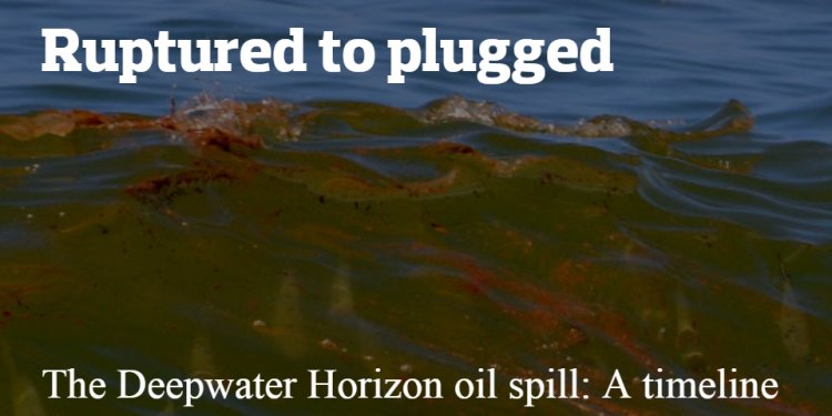 Gulf oil spill Timeline