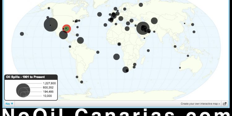 Oil spills impact on the ocean