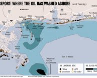 Deepwater Horizon oil spill map