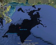Gulf of Mexico oil spill Locations