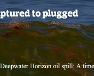 Gulf oil spill Timeline