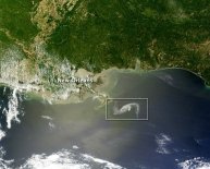 Oil spill from space